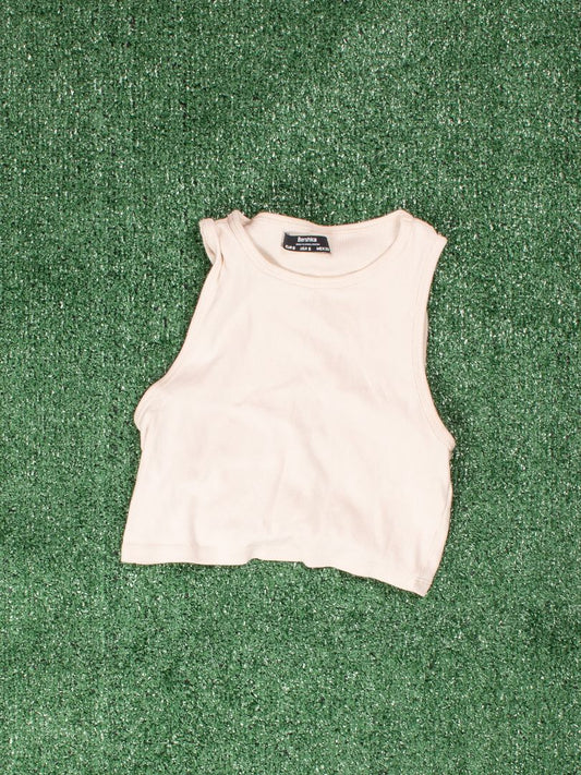 Cream Bershka Tank, S