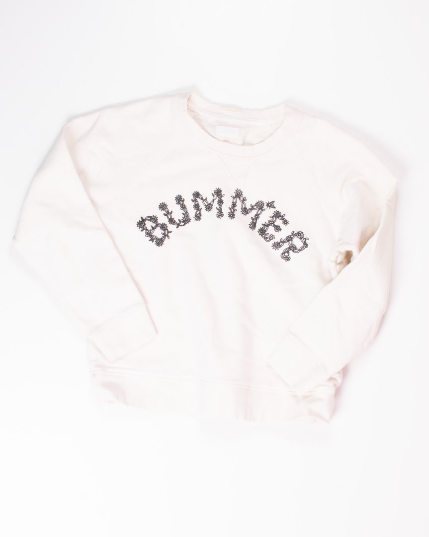 White Mother Crewneck, S