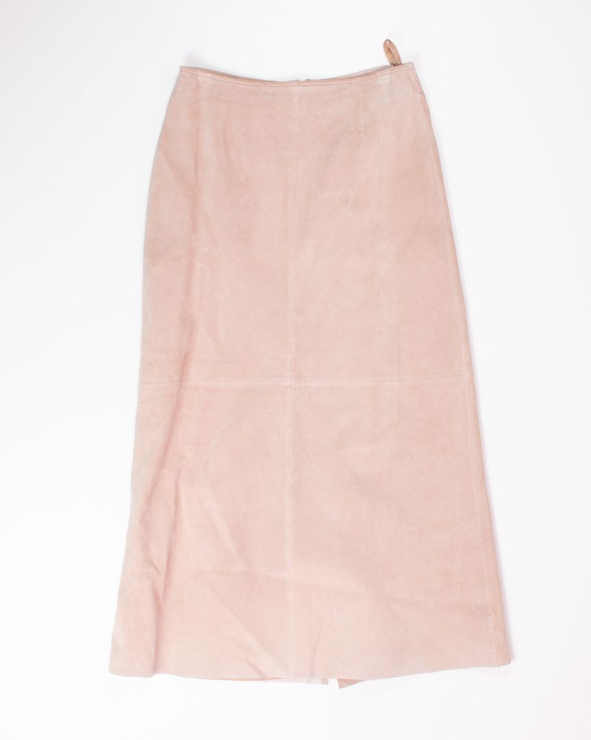 Tan Boston Proper Suede Skirt, 8