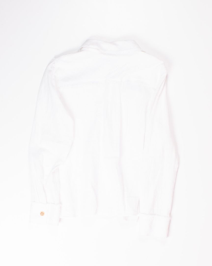 White Davi&Dani Button Down, S