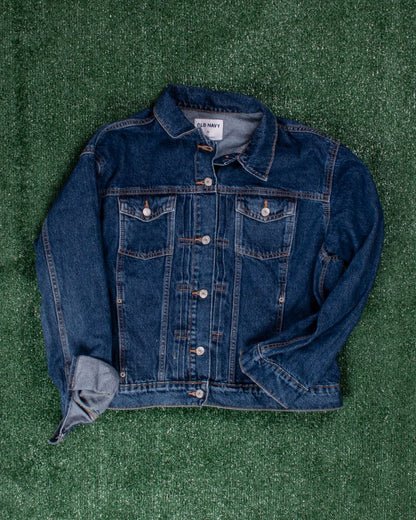 Darkwash Old Navy Denim Jacket, XL
