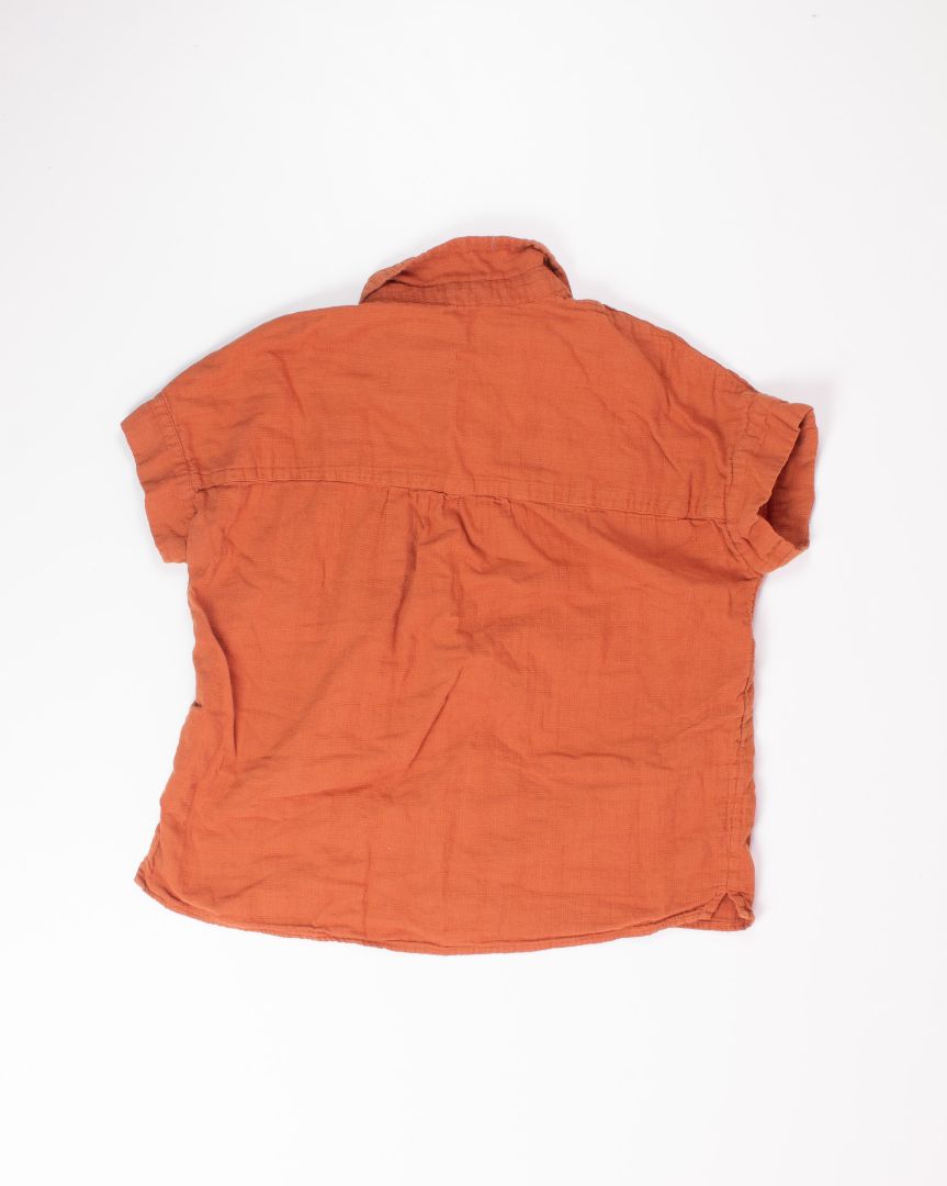 Orange Sonoma Button Down, M