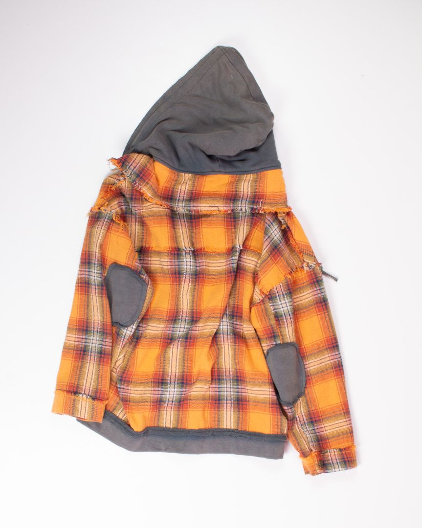 Orange POL Shacket, S