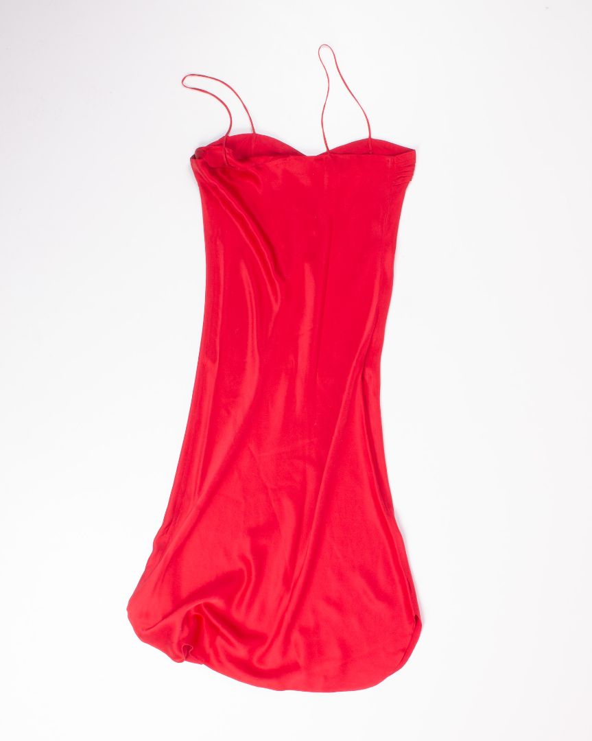 Red Victoria Secret Slip Dress, S