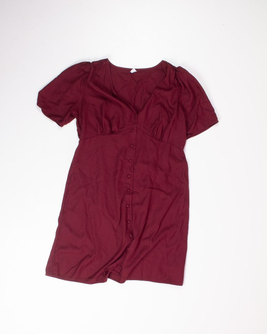 Red Old Navy Midi Dress, L
