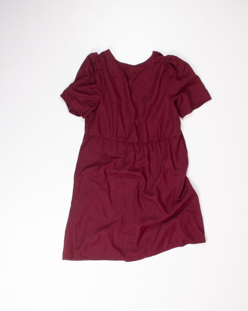 Red Old Navy Midi Dress, L