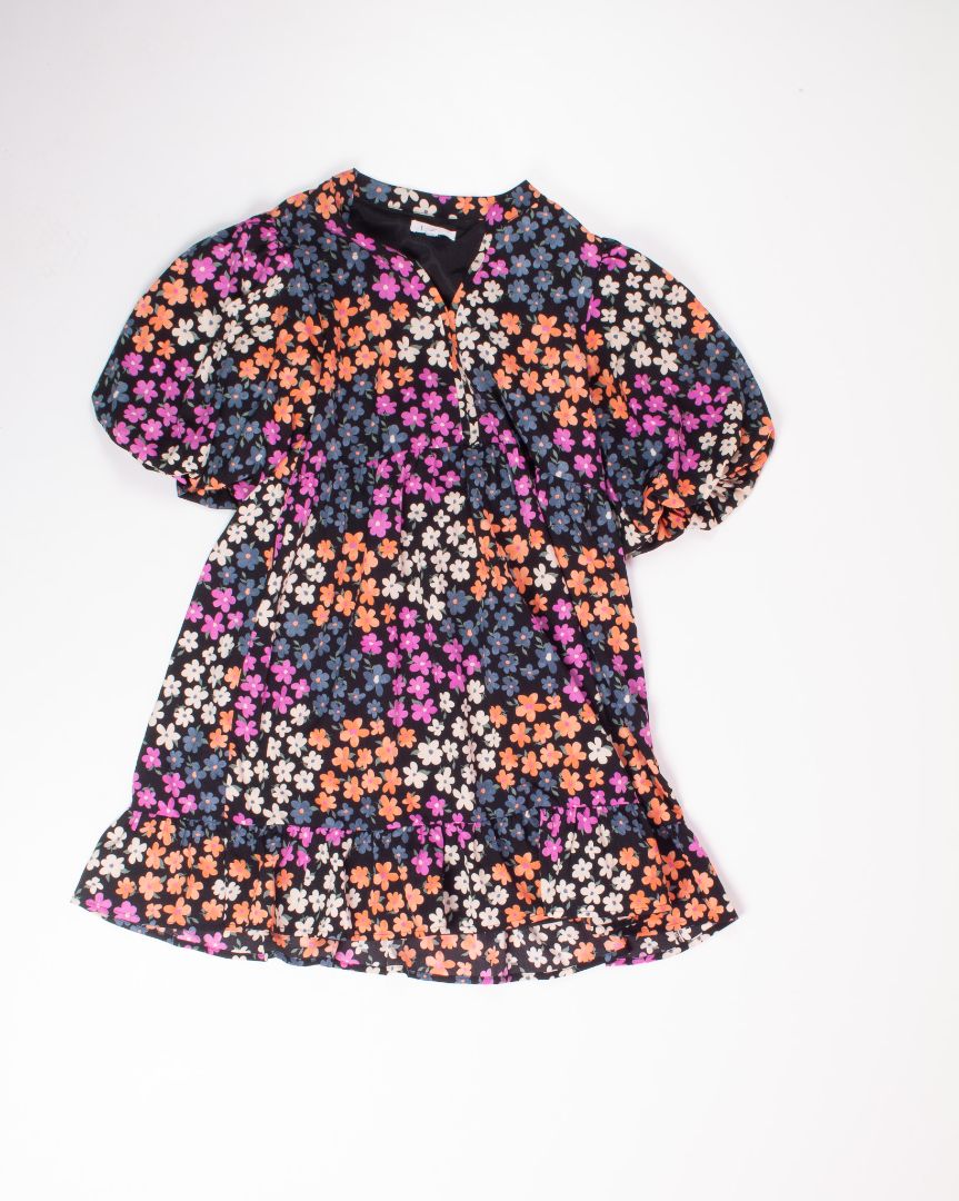 Black THML Babydoll Dress, S