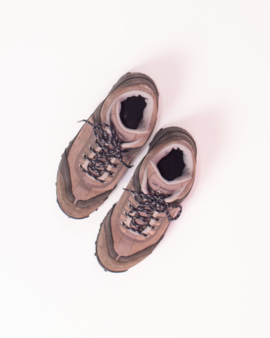 Gray New Balance Boots, 8.5