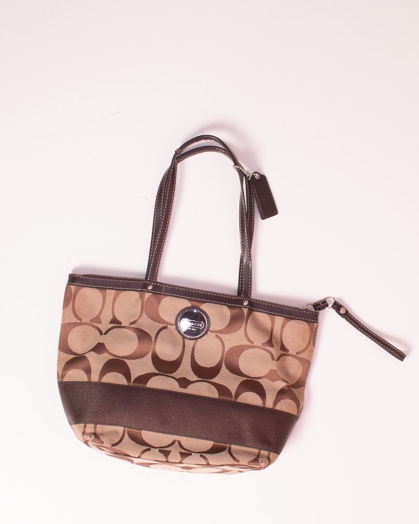 Tan Coach Y2K Handbag