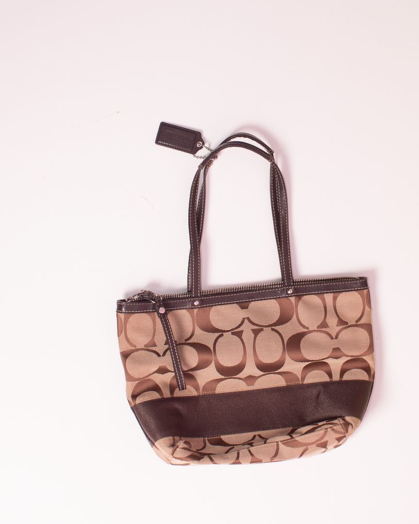 Tan Coach Y2K Handbag