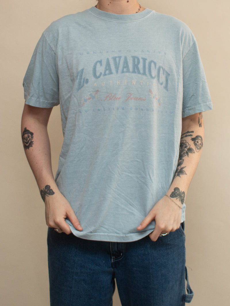 Blue Z. Cavaricci Graphic Tee, M