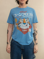 Blue Junk Food Graphic Tee, M