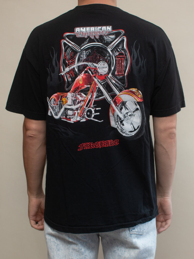 Black American Chopper Graphic Tee, XL