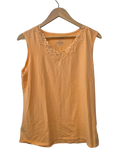 White Stag Lace Trim V-Neck Tanks