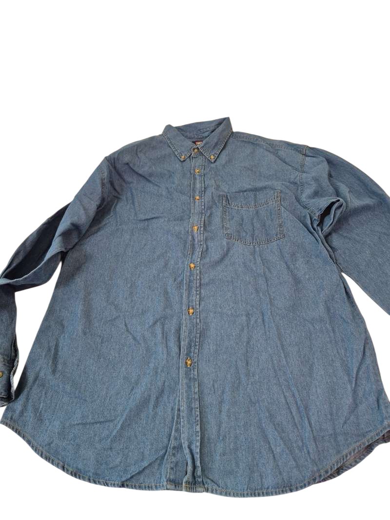 Faded Glory Denim Button-Up Men's
