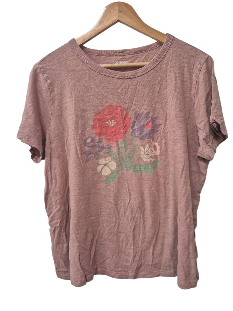 Old Navy Floral Print Short Sleeves