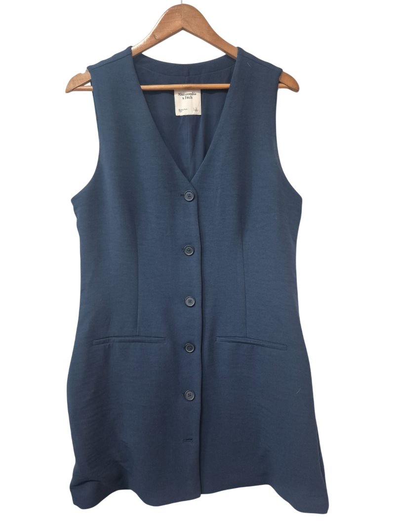 Abercrombie & Fitch Sleeveless Button-up Dresses