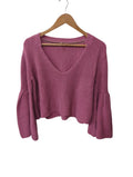 Free People V-Neck Bell Sleeve Sweaters
