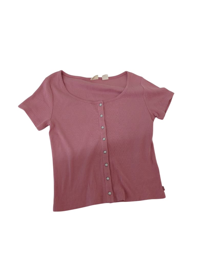 Levi’s Button Front Top Short Sleeves