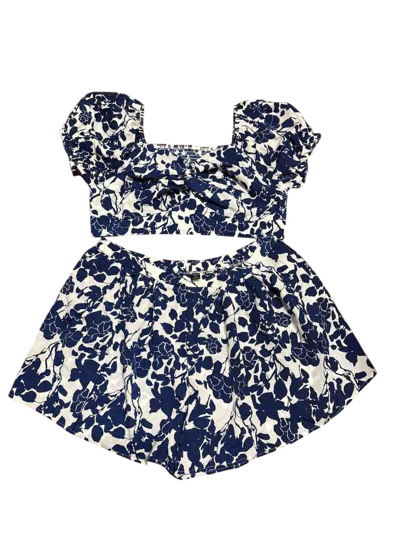 Shein Crop Top and Skirt Set