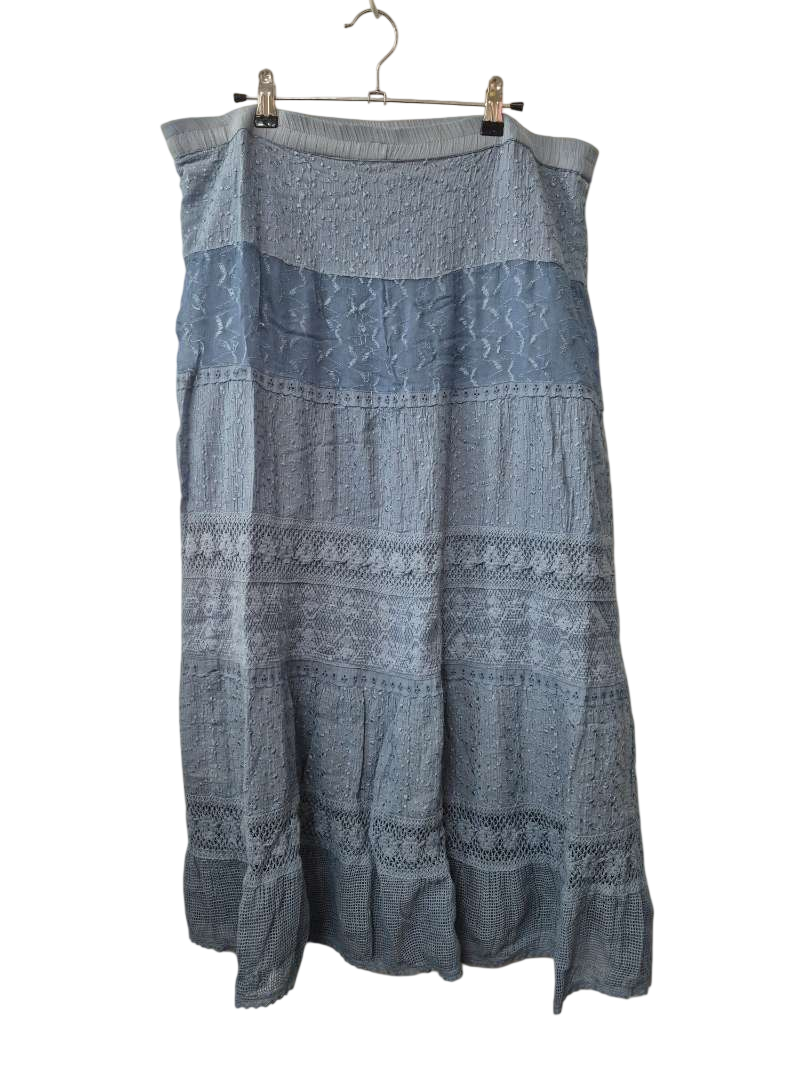 Seventh Avenue Boho Maxi Skirt Vintage