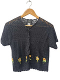 Teddi Crochet Cardigan Vintage