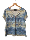 Anxiety Floral Short Sleeve Top Vintage