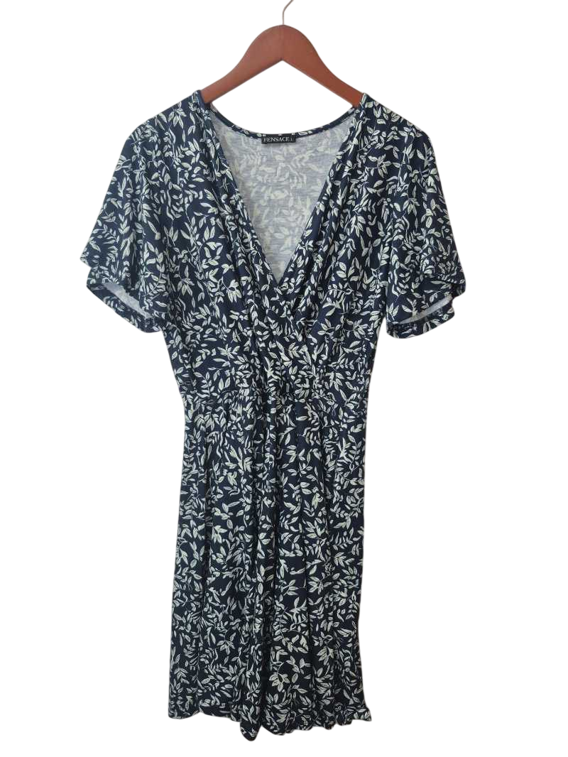 Fensace V-Neck Wrap Dresses