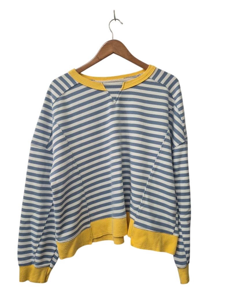 Merokeety Striped Crewneck Long Sleeves