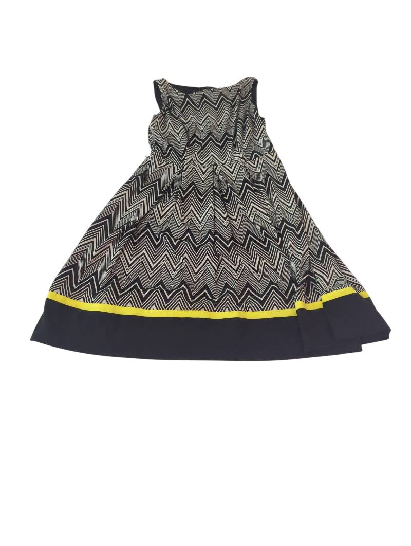 Jessica Howard Chevron Sleeveless Dresses