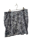Gottex Zebra Print Skirt Athletic