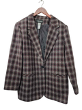 Sag Harbor Vintage Plaid Blazer Vintage