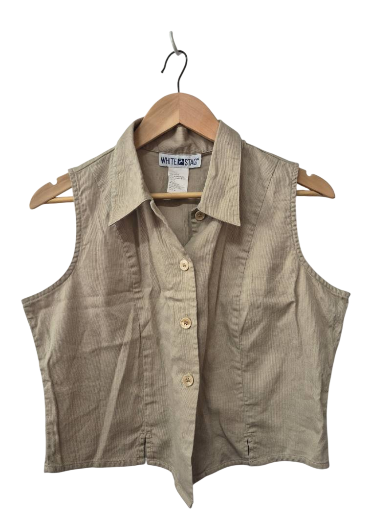 White Stag Vintage Sleeveless Blouse Vintage