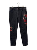 A.n.a Embroidered Skinny Pants