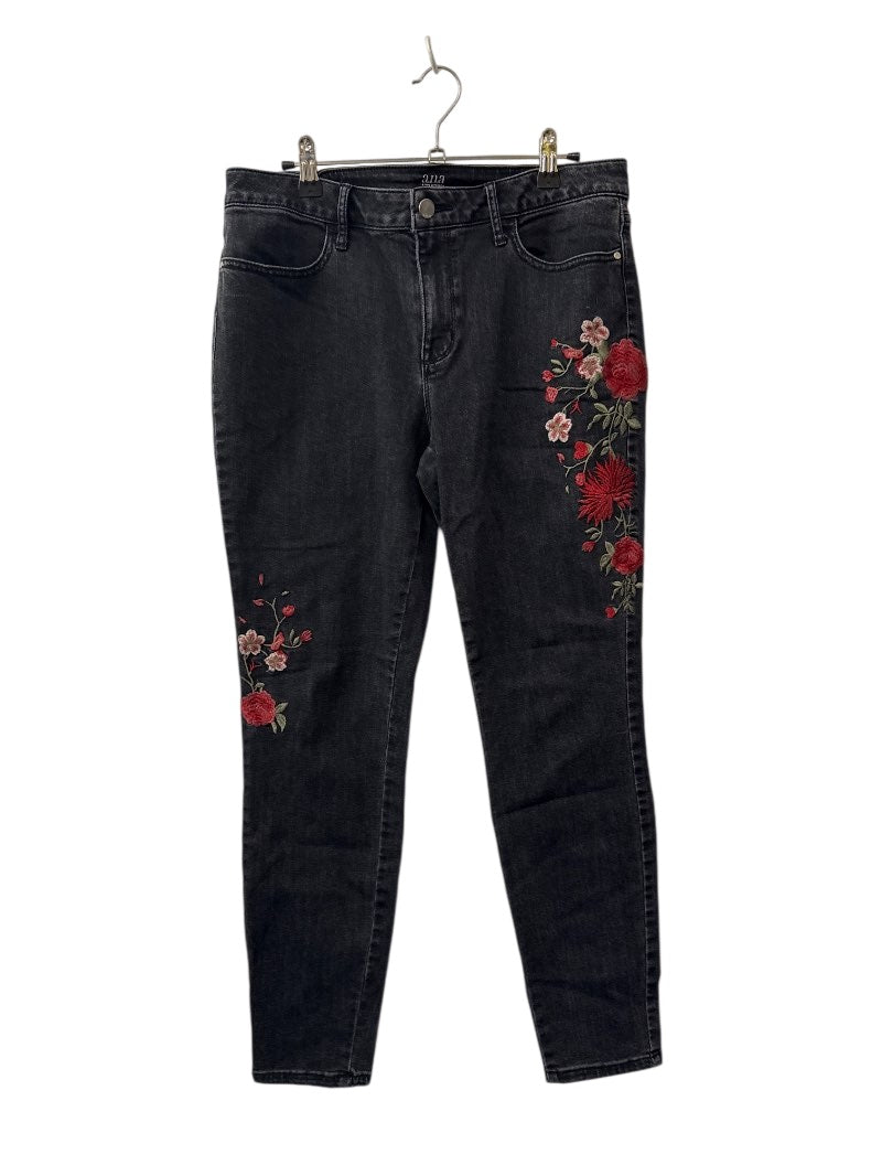 A.n.a Embroidered Skinny Pants