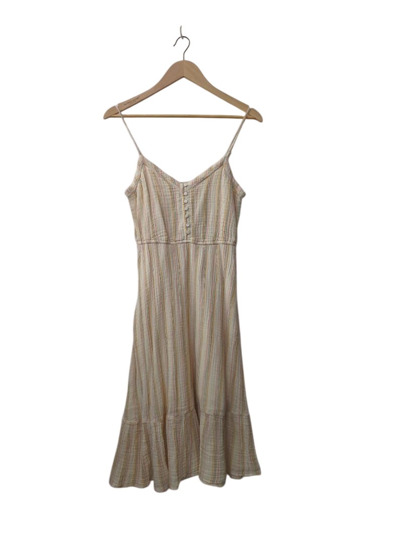 Aerie Button Front Midi Dresses
