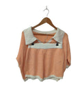 Collared Knit Top Set
