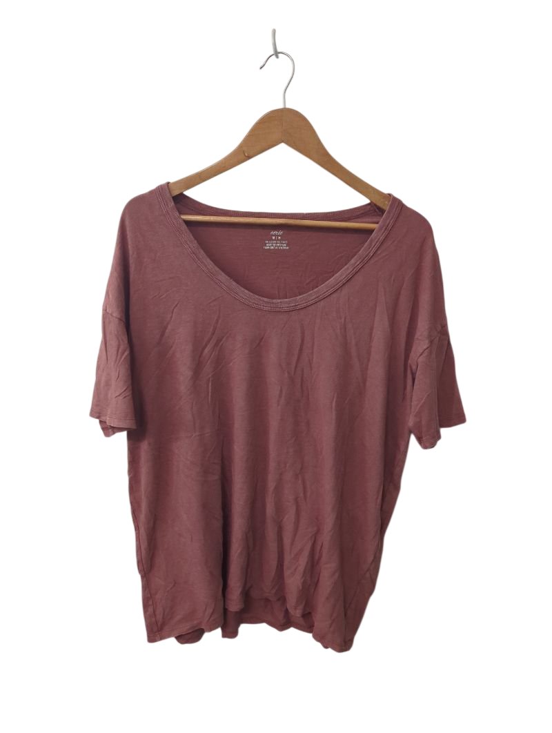 Aerie Scoop Neck Short Sleeves