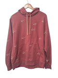 Nike Logo Print Hoodie Long Sleeves