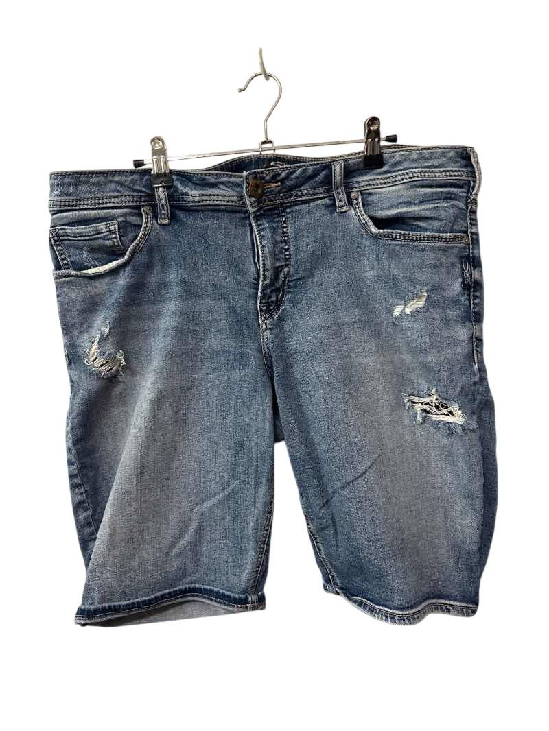 Silver Jeans Distressed Denim Shorts