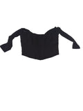 Kittenish Off-Shoulder Corset Long Sleeves