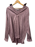 Ophelia Roe Asymmetrical Tie-Neck Long Sleeves