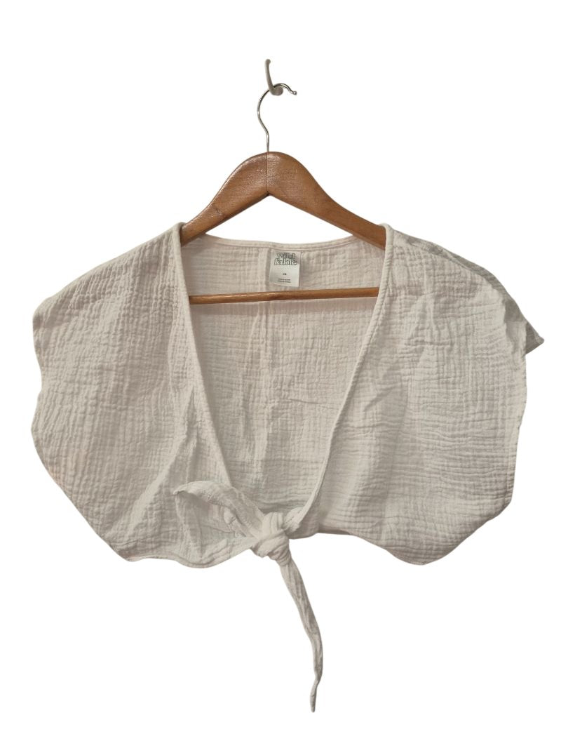 Wild Fable Tie Front Short Sleeves