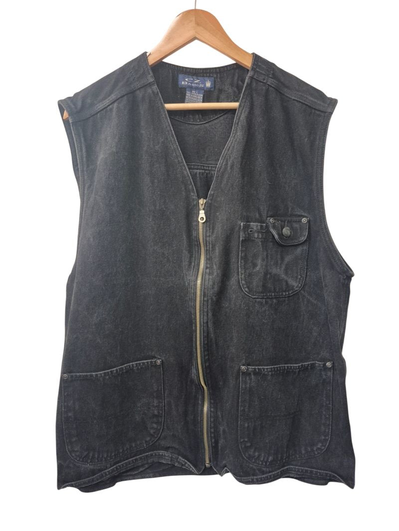 CZ Basics Vintage Denim Vest Vintage