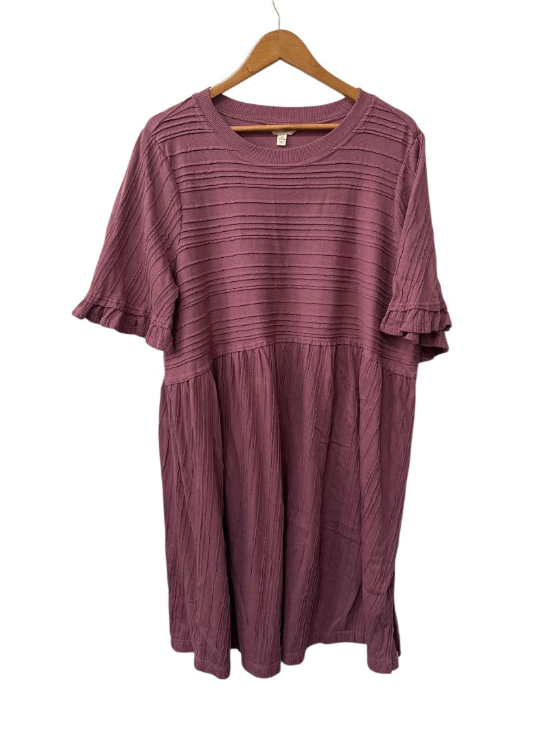 Terra & Sky Ruffled Sleeve Dresses