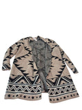 Frye Geometric Open-Front Sweaters