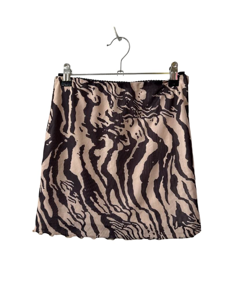 Zebra Print Skirt