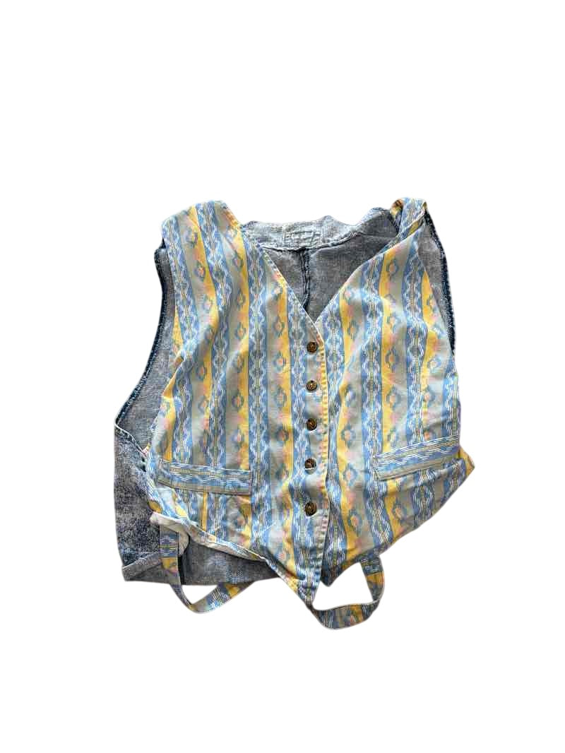 Stafano Patterned Vest Vintage