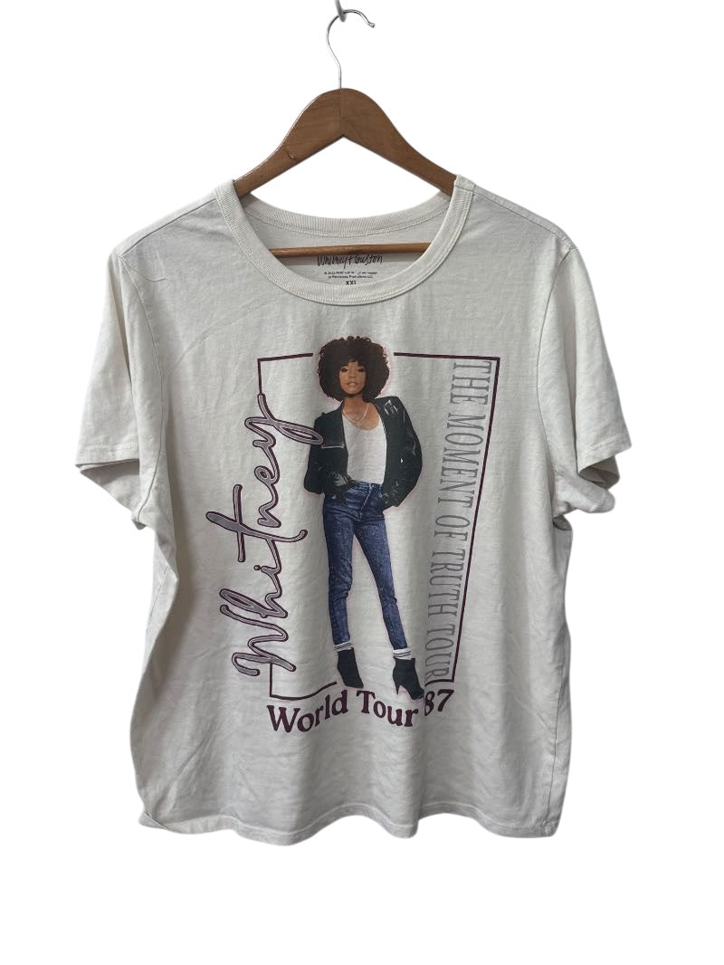 Whitney Houston Graphic Tee Short Sleeves