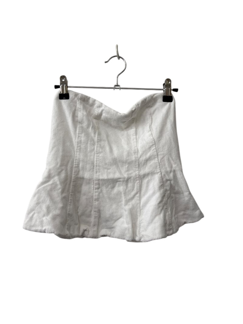 Aberceombie & Fitch Peplum Tube Top Tanks